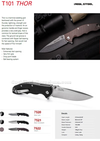 T101 THOR TACTICAL FOLDING KNIVES RealSteel
