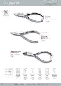 MANICURE PLIERS 3 3 Claveles