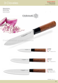 CERAMIC KNIVES 3 Claveles