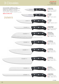 KITCHEN KNIVES DOMWS 3 Claveles