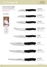 KITCHEN KNIVES RIOJA 3 Claveles