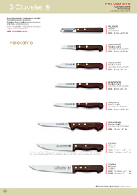 KITCHEN KNIVES PALOSANTO 3 Claveles