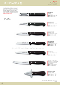 KITCHEN KNIVES POM 3 Claveles