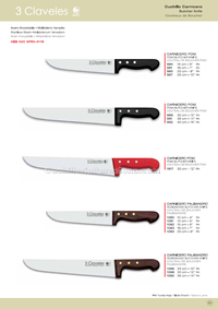 BUTCHER KNIVES 3 Claveles