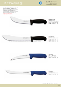 BUTCHER KNIVES 3 Claveles