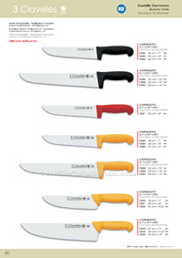 BUTCHER KNIVES 3 Claveles