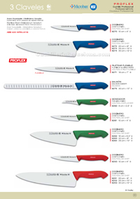 KITCHEN KNIVES PROFLEX 3 Claveles