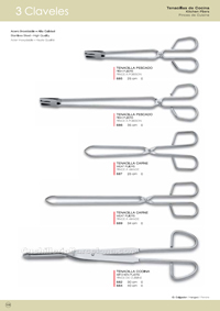 TENACILLAS COCINA 3 Claveles