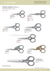 TISORES DE COSTURA 2 3 Claveles