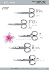 MANICURE PEDICURE SCISSORS 3 Claveles