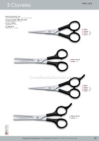 HAIRDRESSING SCISSORS RELAX 3 Claveles