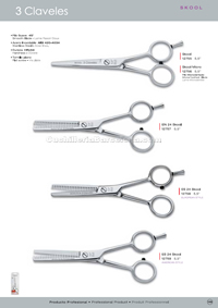 HAIRDRESSING SCISSORS SKOOL 3 Claveles