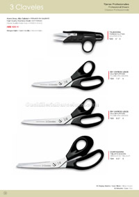  PROFESSIONAL SCISSORS 3 Claveles