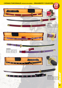 ONE PIECE FUNCTIONAL KATANAS Amont