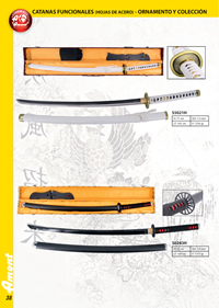 KATANAS FUNCIONAL ONE PIECE DEMON SLAYER Amont