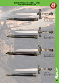 MEDIEVAL DAGGERS Amont