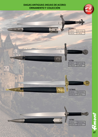 MEDIEVAL DAGGERS - FLEUR DE LIS Amont