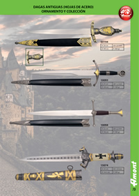 MEDIEVAL DAGGERS Amont