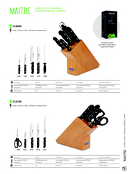 SET COUTEAUX MAITRE Arcos