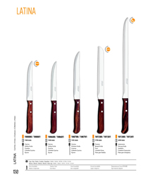 KITCHEN KNIVES LATINA Arcos