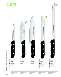 KITCHEN KNIVES MAITRE Arcos