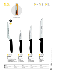 KITCHEN KNIVES NIZA Arcos