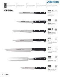 OPERA KITCHEN KNIVES 2 Arcos