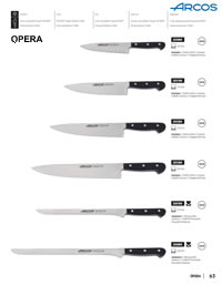 OPERA KITCHEN KNIVES 3 Arcos