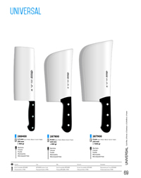 CHEF CLEAVER UNIVERSAL Arcos