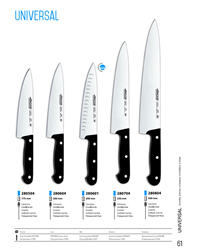 CHEF KNIVES UNIVERSAL Arcos