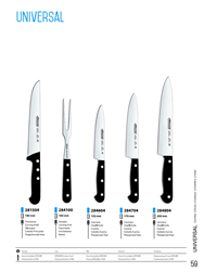 CHEF KNIVES UNIVERSAL Arcos
