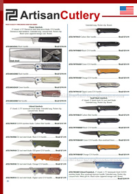 KNIVES CLASSIC,LITTORAL,SHARK LINERLOCK ArtisanCutlery