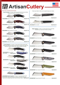 KNIVES CONSAIR, CORSAIR, CUTLASS, OSPREY ArtisanCutlery