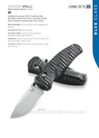 COUTEAUX POCHE VOLLI Benchmade
