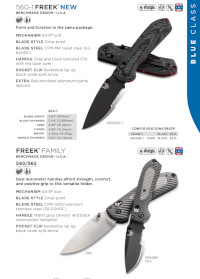 COUTEAUX POCHE  FREEK  Benchmade