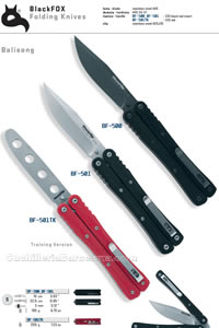 NAVALHAS BALISONG Blackfox