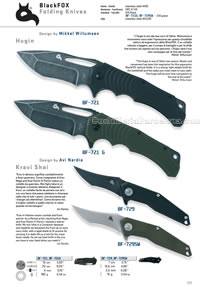 HUGIN KRAVI SHAI FOLDING KNIVES Blackfox