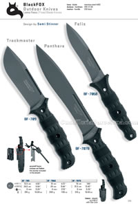 TRACKMASTER PANTHERA FELIS KNIVES Blackfox