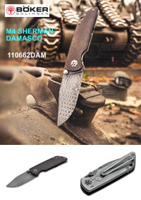 COUTEAUX PLIANT M4 SHERMAN DAMAS BOKER