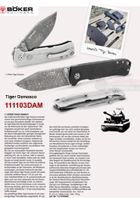 COLTELLI PLIEGHEVOLI BOKER TIGER DAMASCO BOKER