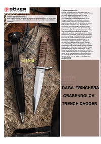 PUGNALE DA TRINCEA TEDESCO BOKER