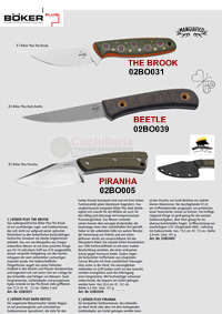 BROOK BEETLE PIRANHA MESSER BOKER