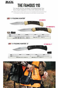 COUTEAUX POCHE 110 FOLDING HUNTER Buck