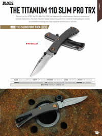 TITANIUM 110 SLIM PRO TRX FOLDING KNIVES Buck