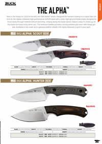 CUCHILLOS ALPHA SCOUT AND HUNTER Buck