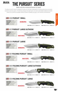 PURSUIT SERIES FOLDING KNIVES Buck