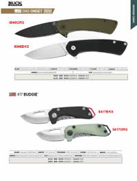 ONSET BUDGIE FOLDING KNIVES Buck