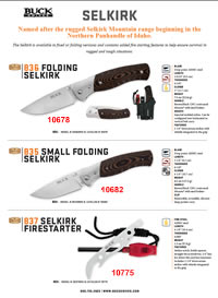 SELKIRK FOLDING KNIVES Buck