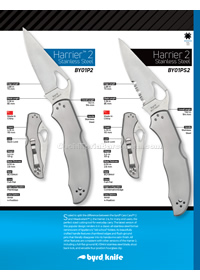 COUTEAUX POCHE HARRIER 2 Byrd