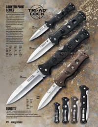 COUNTER POINT - GUNSITE FOLDING KNIVES  ColdSteel